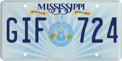 MS license plate GIF724