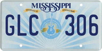 MS license plate GLC306