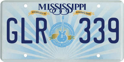 MS license plate GLR339