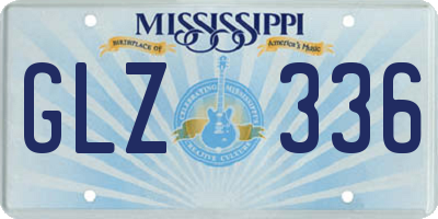 MS license plate GLZ336