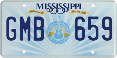 MS license plate GMB659