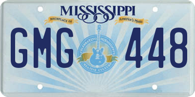 MS license plate GMG448