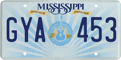 MS license plate GYA453