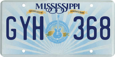 MS license plate GYH368