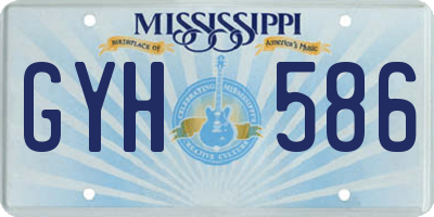 MS license plate GYH586