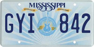 MS license plate GYI842