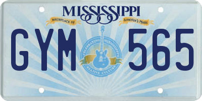 MS license plate GYM565