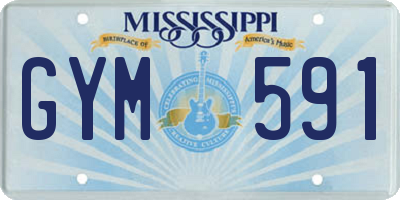 MS license plate GYM591