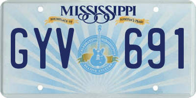 MS license plate GYV691