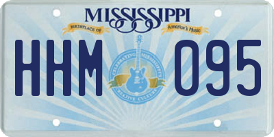 MS license plate HHM095