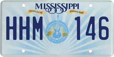 MS license plate HHM146