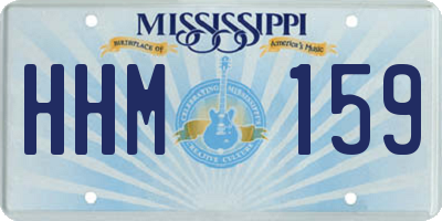 MS license plate HHM159