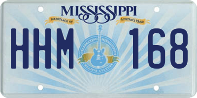 MS license plate HHM168