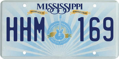 MS license plate HHM169