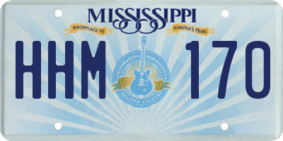 MS license plate HHM170