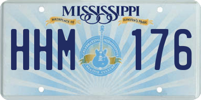 MS license plate HHM176