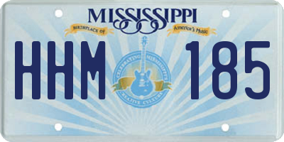 MS license plate HHM185