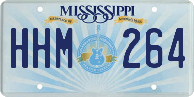 MS license plate HHM264
