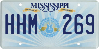 MS license plate HHM269