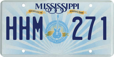 MS license plate HHM271