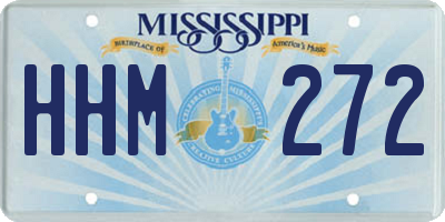 MS license plate HHM272