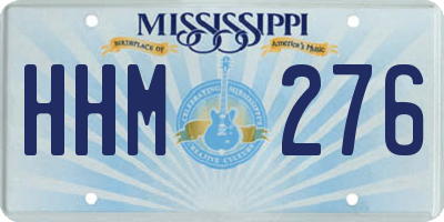 MS license plate HHM276
