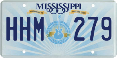 MS license plate HHM279
