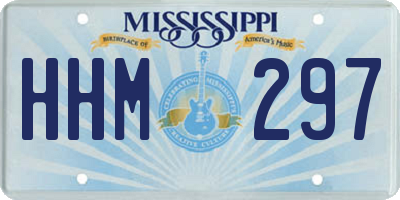 MS license plate HHM297