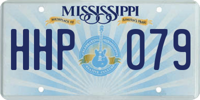 MS license plate HHP079