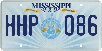 MS license plate HHP086