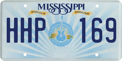 MS license plate HHP169