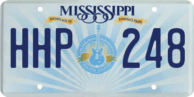 MS license plate HHP248