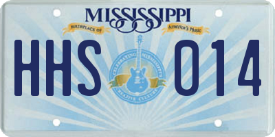 MS license plate HHS014