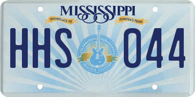 MS license plate HHS044