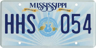 MS license plate HHS054