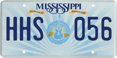 MS license plate HHS056