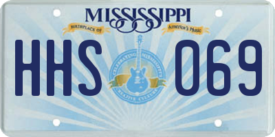 MS license plate HHS069