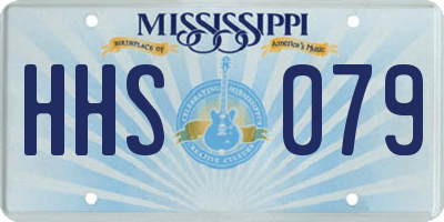 MS license plate HHS079