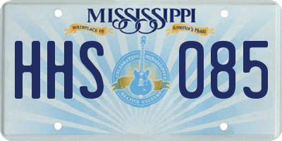 MS license plate HHS085