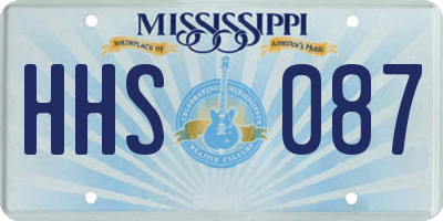 MS license plate HHS087