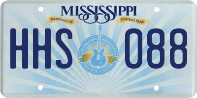 MS license plate HHS088