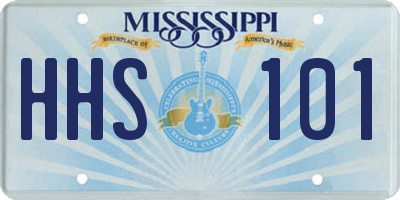 MS license plate HHS101
