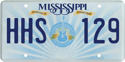 MS license plate HHS129