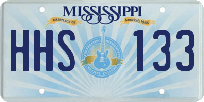 MS license plate HHS133