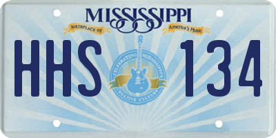 MS license plate HHS134