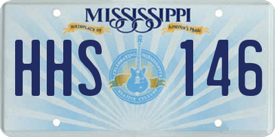 MS license plate HHS146