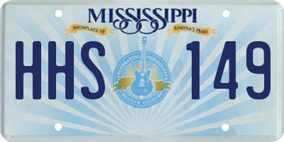 MS license plate HHS149