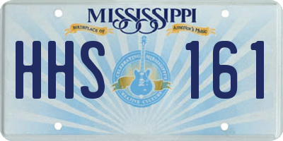 MS license plate HHS161