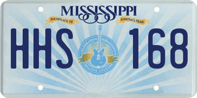 MS license plate HHS168