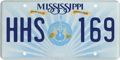 MS license plate HHS169